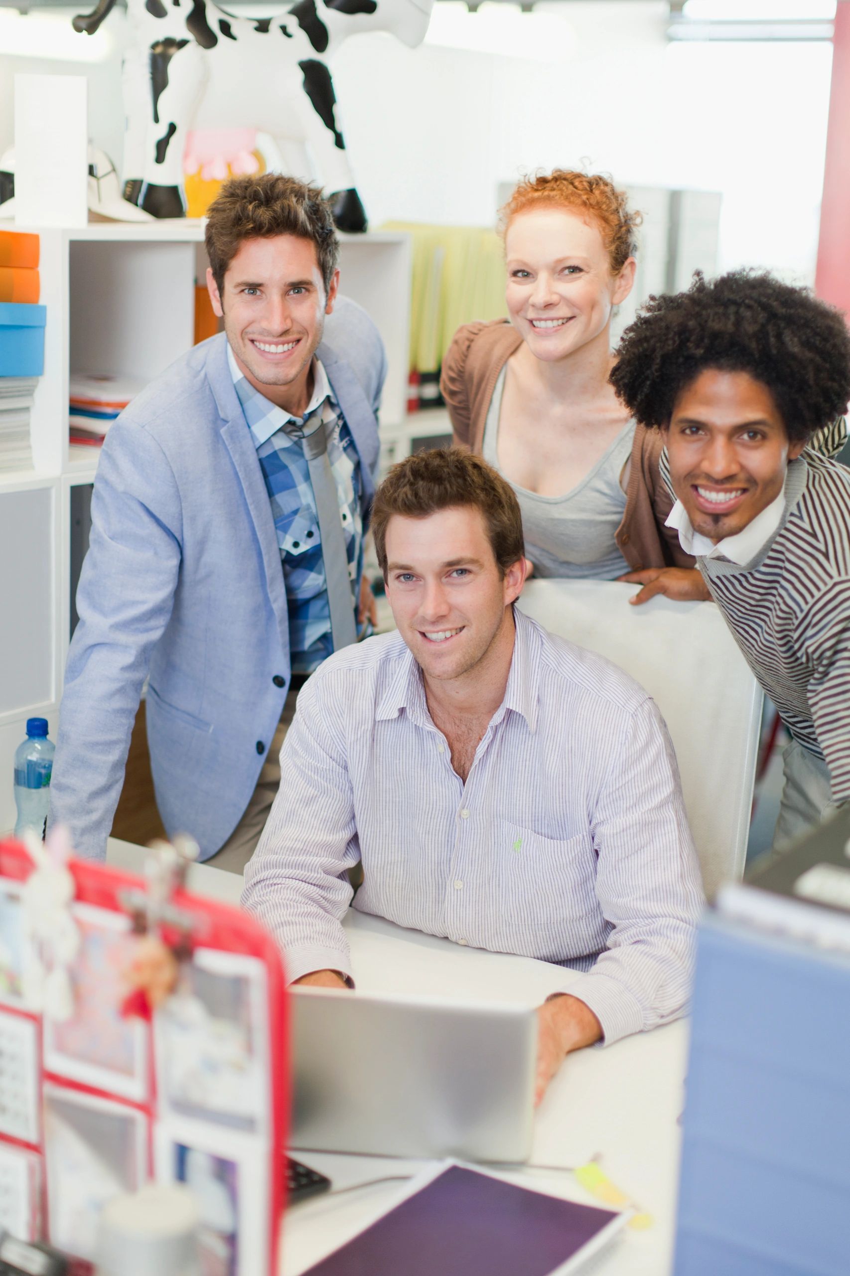 Professional team member in office